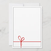 Tibetan Mastiff Christmas Party Cozy Red Scarf Kaart (Achterkant)