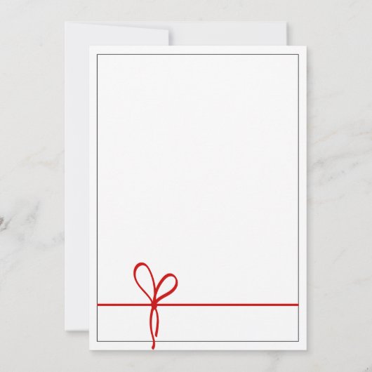 Tibetan Mastiff Christmas Party Cozy Red Scarf Kaart (Achterkant)