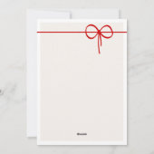 Tibetan Mastiff • Christmas Party Invitation Feestdagenkaart (Achterkant)