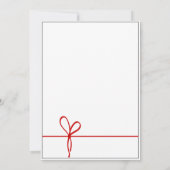 Tibetan Mastiff Christmas Party Invitation  Kaart (Achterkant)