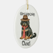 Tibetan Mastiff Dad Ceramic Ornament (Rechts)