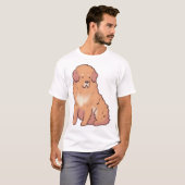 Tibetan mastiff dog Magic T-shirt (Voorkant volledig)