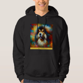 Tibetan Mastiff Head Hoodie