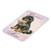 Tibetan Mastiff Heart Mam Magneet (Linkerzijde)