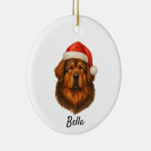 Tibetan Mastiff Keramisch Ornament (Rechts)