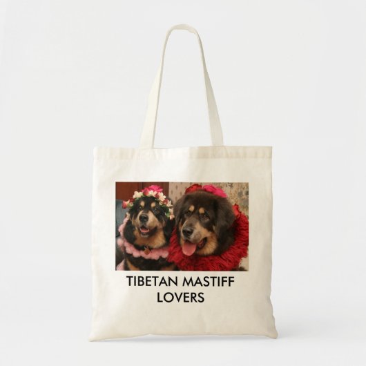 TIBETAN MASTIFF LOVERS TOTE BAG (Voorkant)
