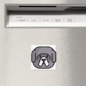 Tibetan Mastiff Magneet (Insitu (Vaatwasser))