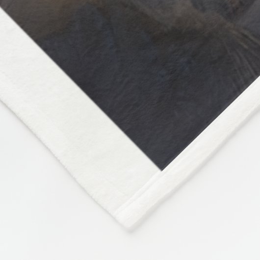 Tibetan Mastiff Mountain View Sticker  Fleece Deken (Hoek)