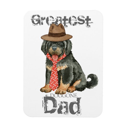 Tibetan Mastiff pa Magneet (Verticaal)