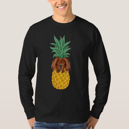 Tibetan Mastiff Pineapple Dog T-shirt (Voorkant)