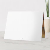 Tibetan Mastiff Puppy Herfstpomp Kaart (Achterkant)