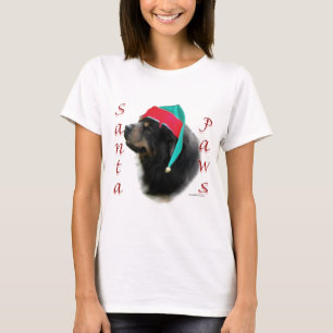 Tibetan Mastiff Santa Paws T-shirt