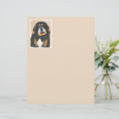 Tibetan Mastiff-schildering - Cute Original Dog Ar (Staand voorkant)
