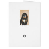 Tibetan Mastiff-schildering - Cute Original Dog Ar (Achterkant)