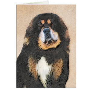 Tibetan Mastiff-schildering - Cute Original Dog Ar