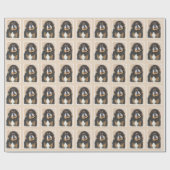 Tibetan Mastiff-schildering - Cute Original Dog Ar Cadeaupapier (Vlak)