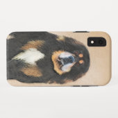 Tibetan Mastiff-schildering - Cute Original Dog Ar Case-Mate iPhone Case (Achterkant (horizontaal))