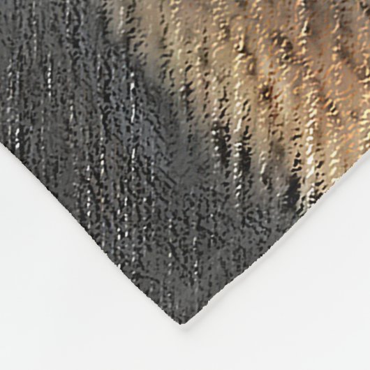 Tibetan Mastiff-schildering - Cute Original Dog Ar Fleece Deken (Hoek)