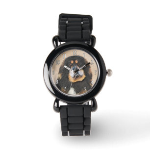 Tibetan Mastiff-schildering - Cute Original Dog Ar Horloge