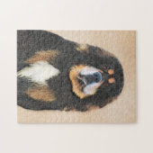 Tibetan Mastiff-schildering - Cute Original Dog Ar Legpuzzel (Horizontaal)