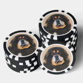 Tibetan Mastiff-schildering - Cute Original Dog Ar Poker Chips (Opstapeling)