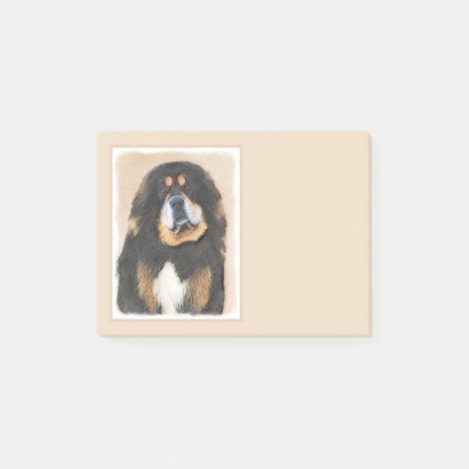 Tibetan Mastiff-schildering - Cute Original Dog Ar Post-it® Notes (Voorkant)