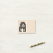Tibetan Mastiff-schildering - Cute Original Dog Ar Post-it® Notes (Op bureau)