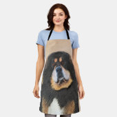 Tibetan Mastiff-schildering - Cute Original Dog Ar Schort (Gedragen)