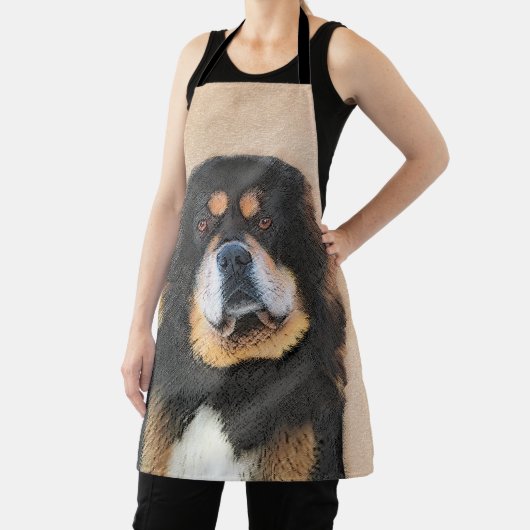Tibetan Mastiff-schildering - Cute Original Dog Ar Schort (Insitu)
