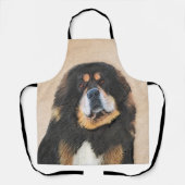 Tibetan Mastiff-schildering - Cute Original Dog Ar Schort (Voorkant)