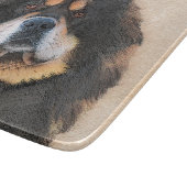 Tibetan Mastiff-schildering - Cute Original Dog Ar Snijplank (Hoek)