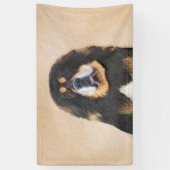 Tibetan Mastiff-schildering - Cute Original Dog Ar Spandoek (Verticaal)