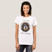 Tibetan Mastiff-schildering - Cute Original Dog Ar T-shirt (Voorkant volledig)