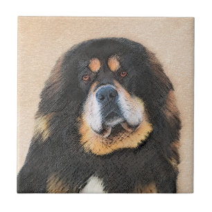 Tibetan Mastiff-schildering - Cute Original Dog Ar Tegeltje