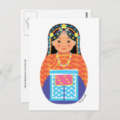 Tibetan Matryoshka Briefkaart (Voorkant / Achterkant)