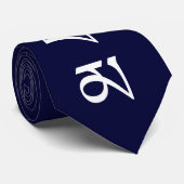 Tibetan Obama Monogram Stropdas (Opgerold)