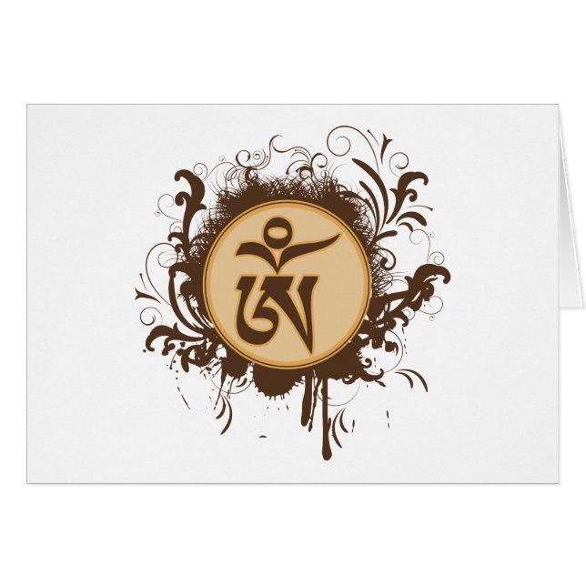 Tibetan Om (Voorkant Horizontaal)