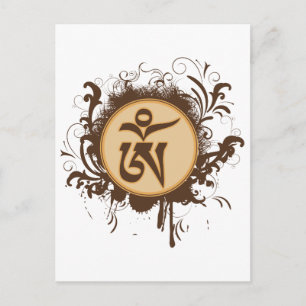 Tibetan Om Briefkaart