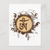 Tibetan Om Briefkaart (Voorkant)