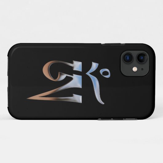 Tibetan Om Case-Mate iPhone Case (Achterkant (horizontaal))