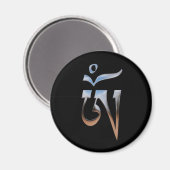 Tibetan Om Magneet (Voorkant / Achterkant)