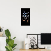 Tibetan Om Poster (Thuiskantoor)