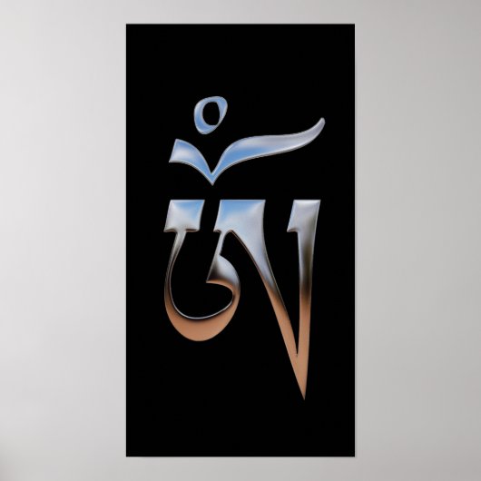 Tibetan Om Poster (Voorkant)