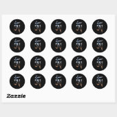 Tibetan Om Ronde Sticker (Vel)