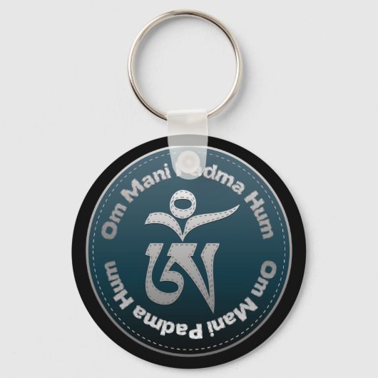 Tibetan Om Stitch Sleutelhanger (Voorkant)