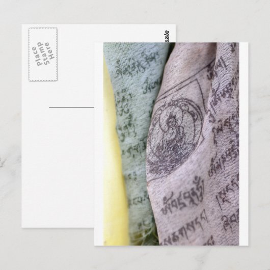 Tibetan Prayer Flags Briefkaart (Voorkant / Achterkant)