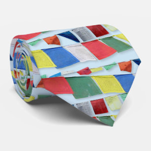 Tibetan Prayer Flags Stropdas