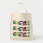 Tibetan Prayer Flags Tote Bag (Voorkant)