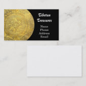 Tibetan Prayer Gong Visitekaartje (Voorkant / Achterkant)