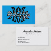 Tibetan Six True Mantra/Om Ma Ni Pad me Hum Visitekaartje (Voorkant / Achterkant)